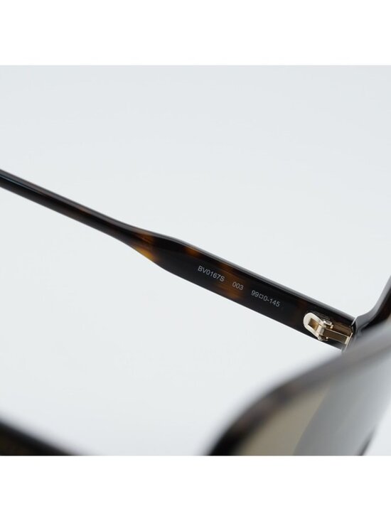 Bottega Veneta BV0167S 003 Sunglasses Havana Shield Frame, Brown Lenses main image 4